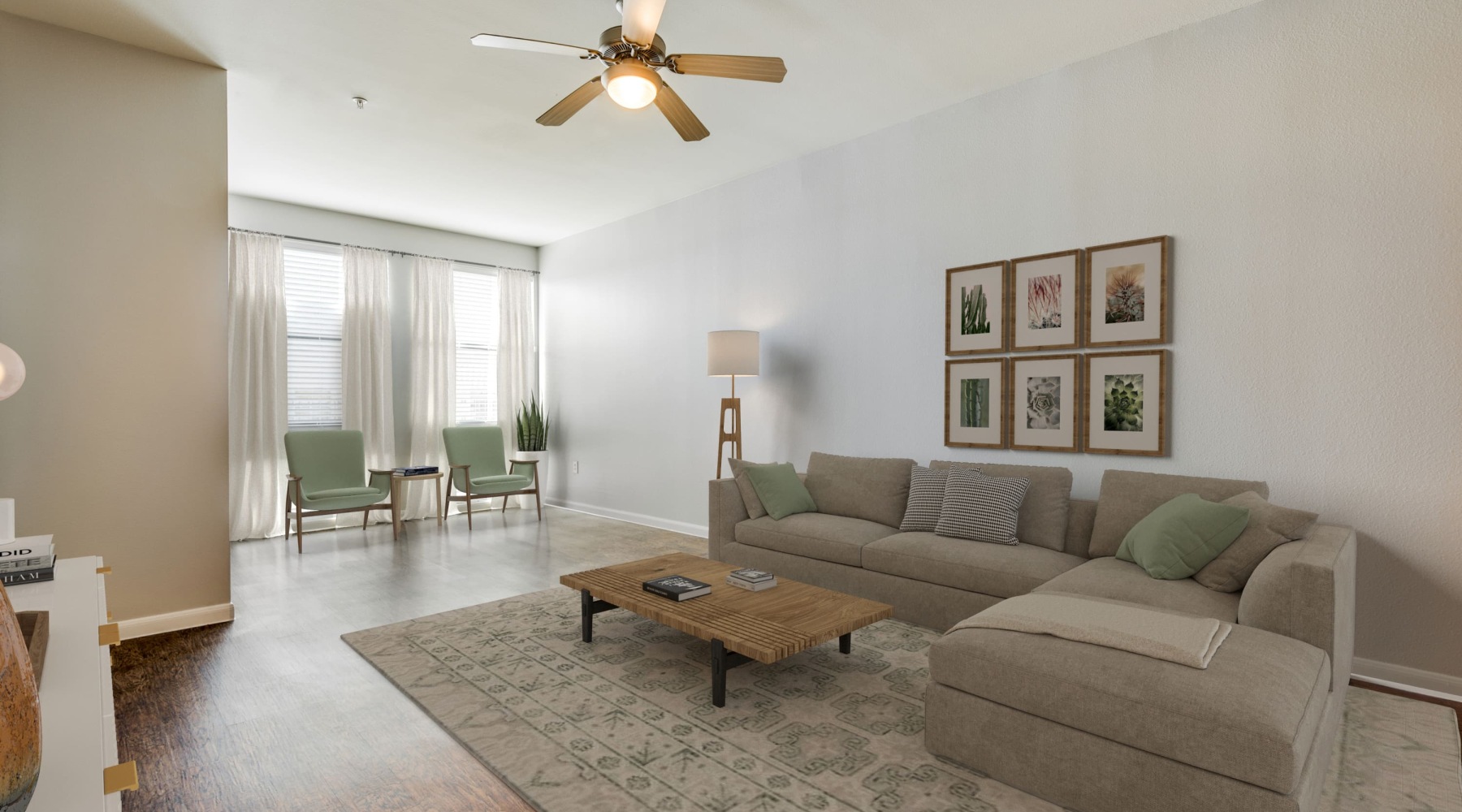 Vibrant and Modern a bright living room