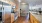 a kitchen with a fridge and oven