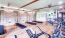 a gym with exercise equipment