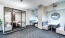 semi-private work spaces with bright lighting